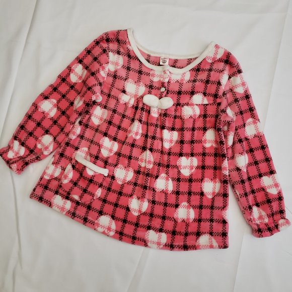 Petti Franc Fuzzy Fleece Heart Pull On Pajama Lounge 2pc Pants Set  SZ S - Picture 6 of 12